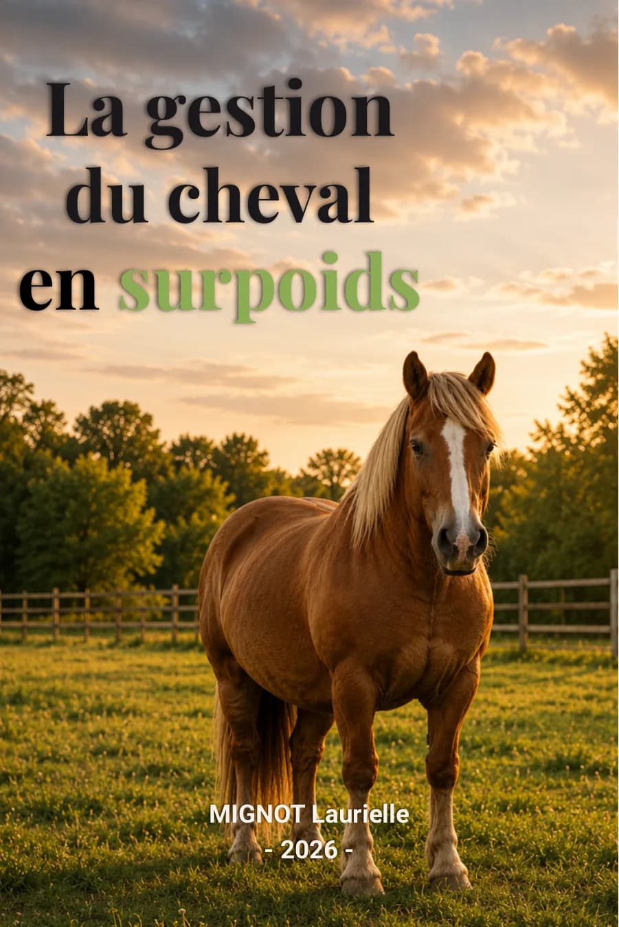 Couverture du guide : la gestion du cheval en surpoids